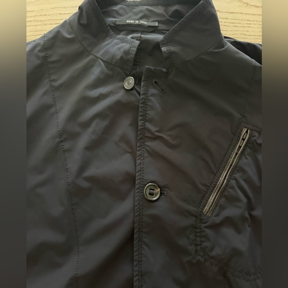 Unisex Giorgio Armani Nylon Jacket, Leather Piping detail size L (Italian 52) - Picture 4 of 16